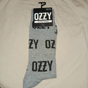 Ozzy Osbourne Gray Socks